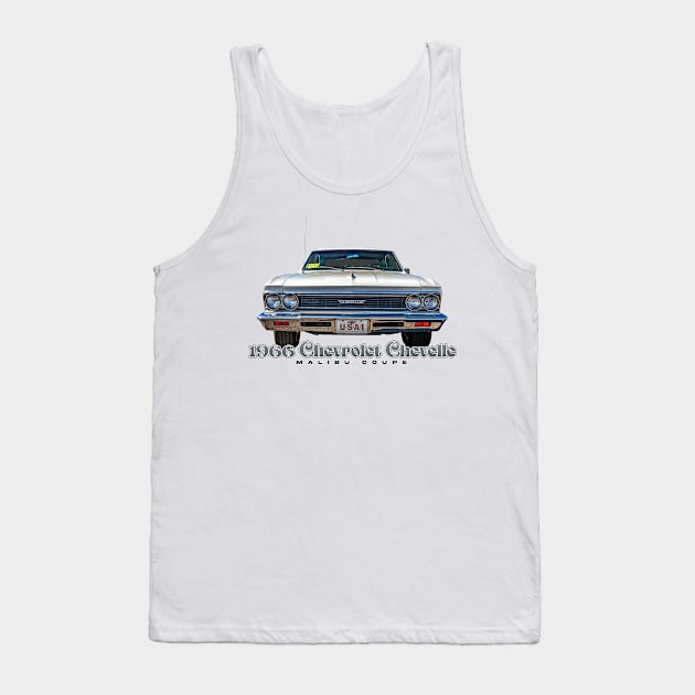 1966 Chevrolet Chevelle Malibu Coupe Tank Top by Gestalt Imagery